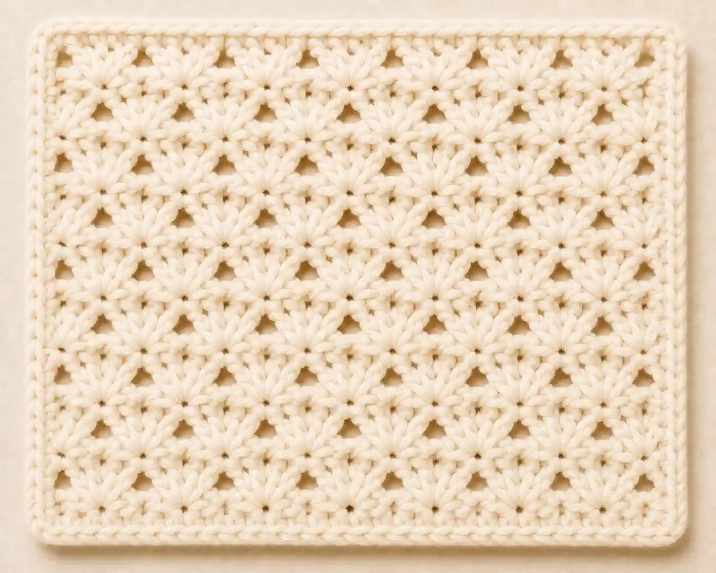 Star Stitch finished swatch