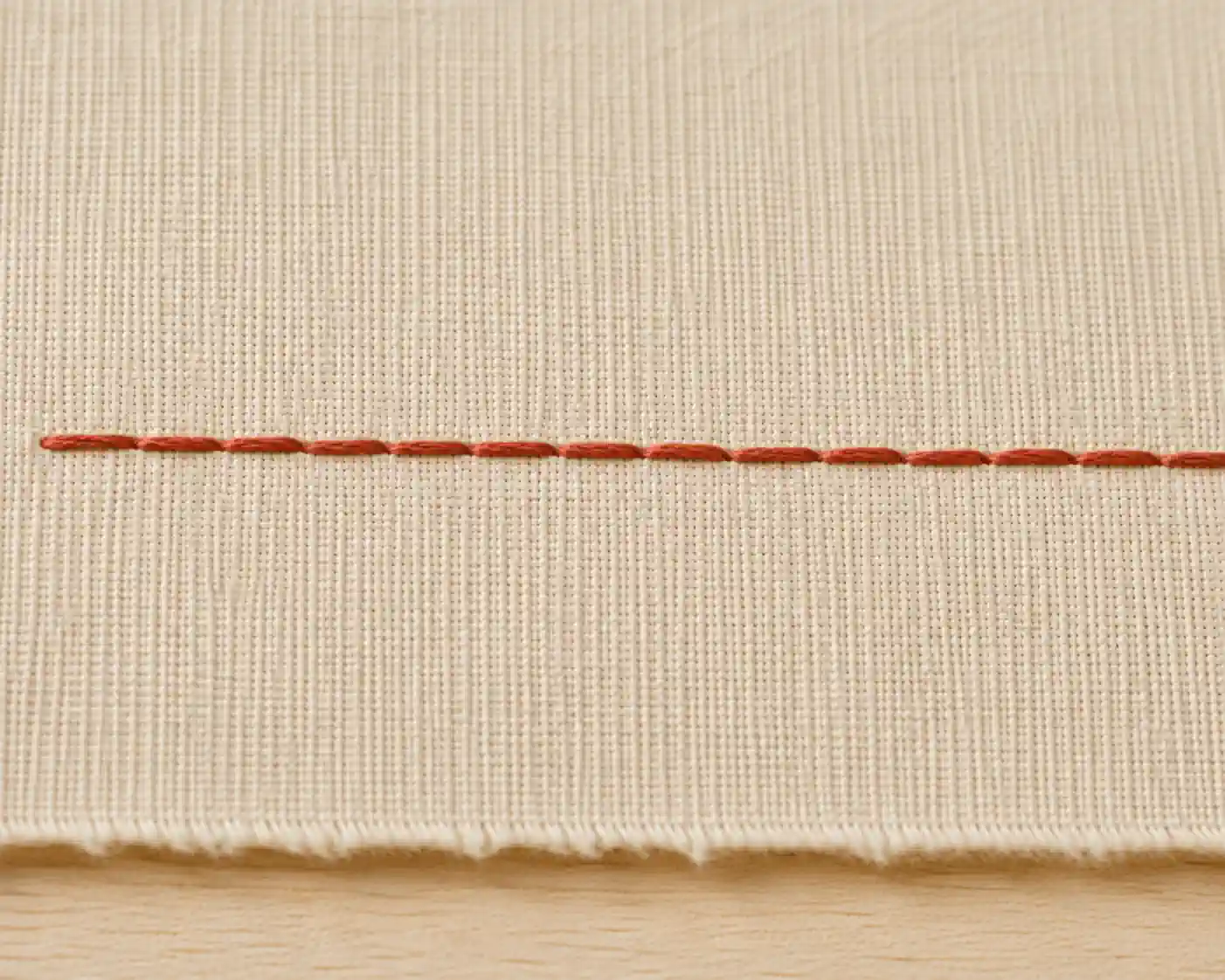 Backstitch finished swatch