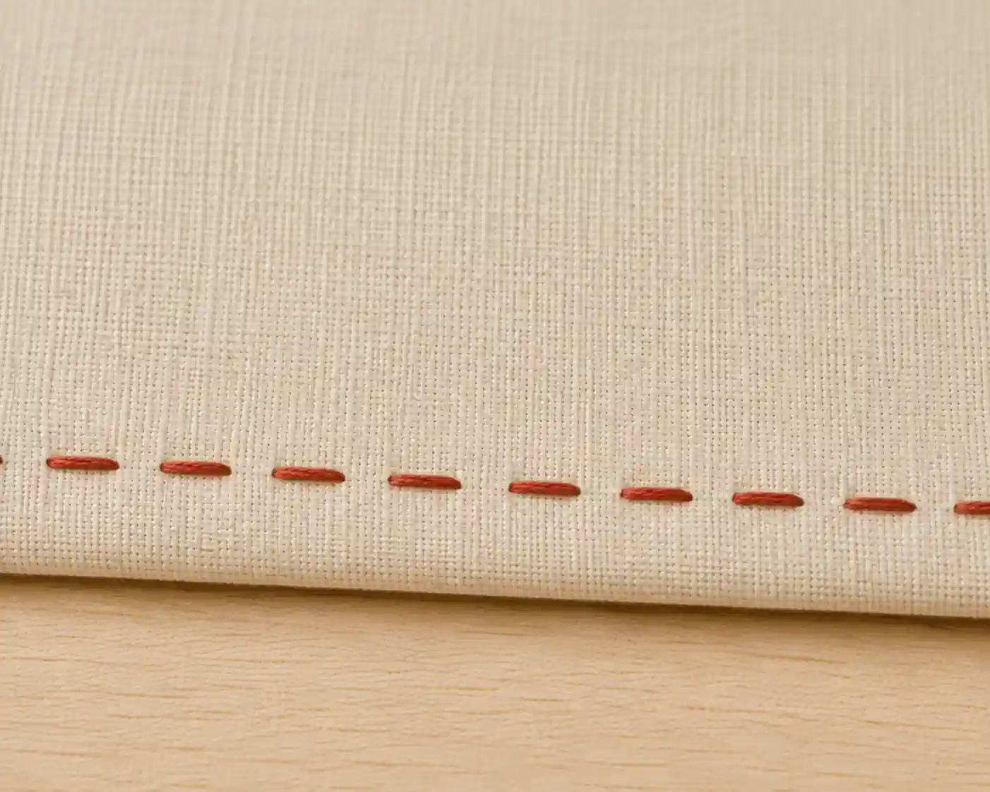 Running Stitch finished swatch