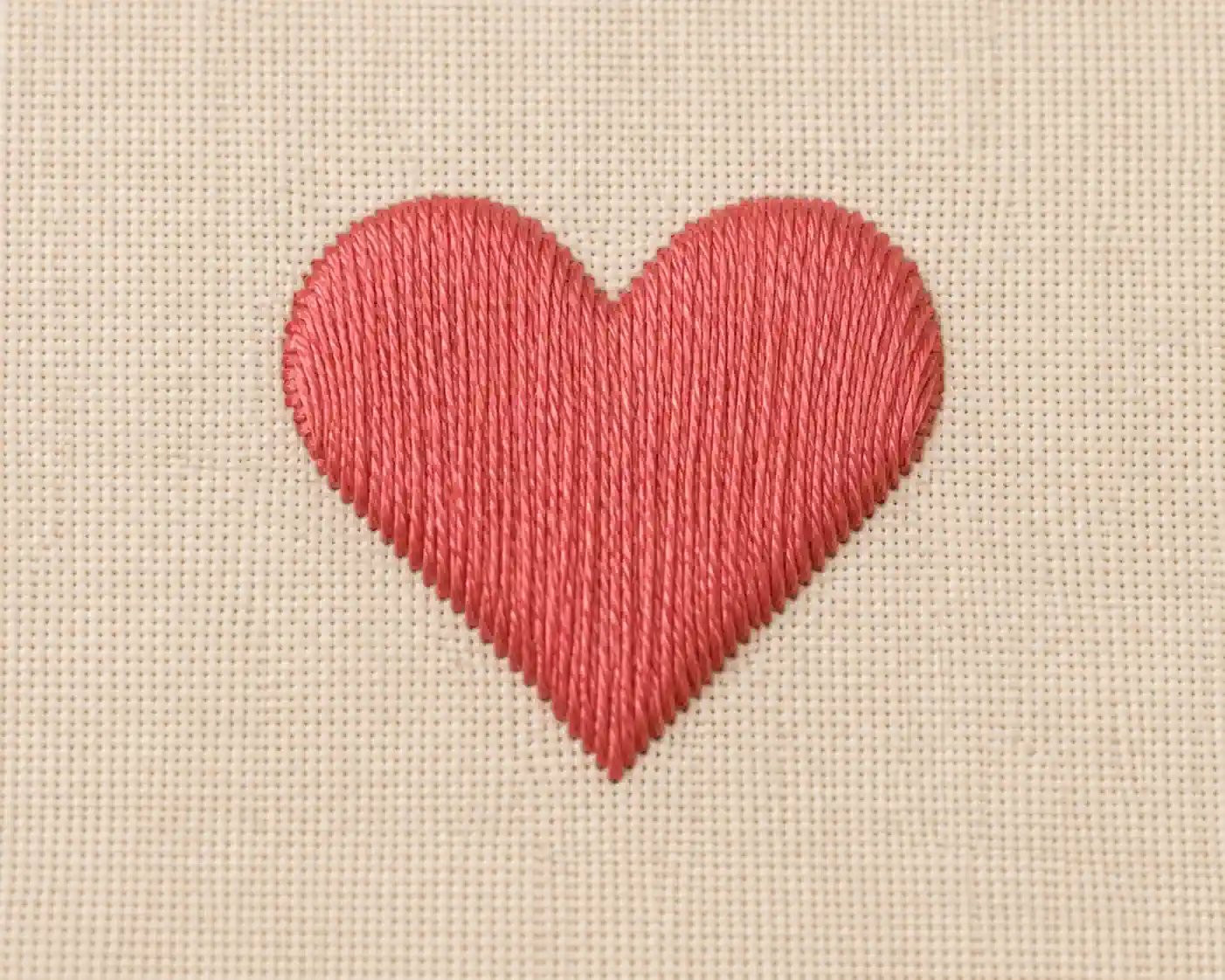 Satin Stitch finished swatch