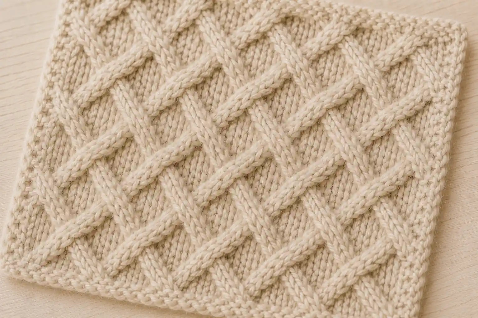 Honeycomb Cable finished swatch