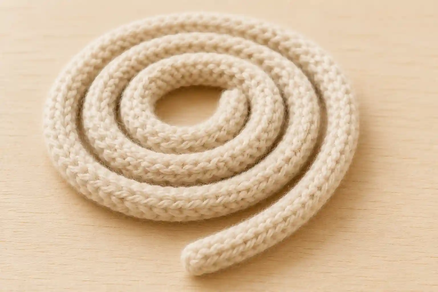 I-Cord finished swatch